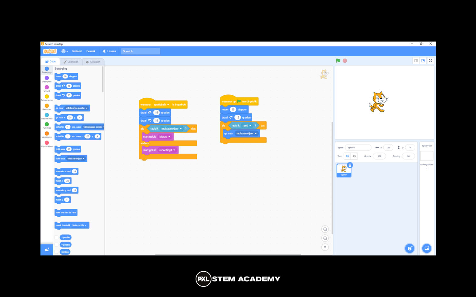Scratch - PXL Stem Academy