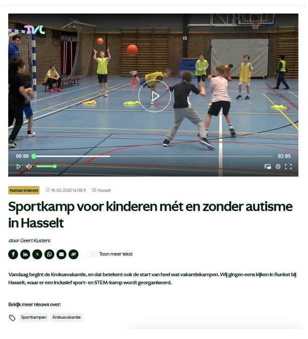 inclusie in de perst Stad Hasselt