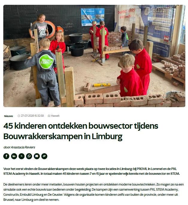 Bouwrakkers Hasselt & Lommel